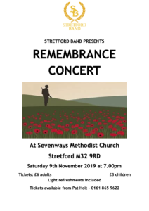 Remembrance Concert poster 2018